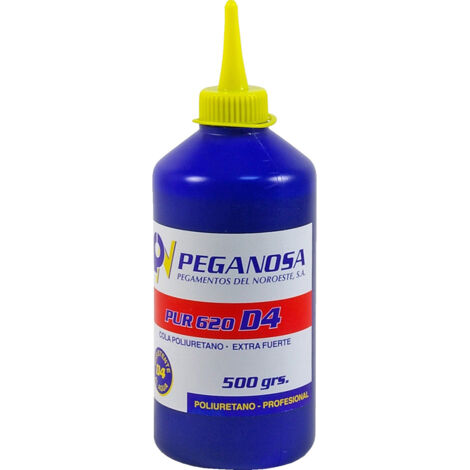 WURKO cola poliuretano 500 gramos pur d4 , Cola adhesiva de poliuretano PUR 620 D4 extra fuerteExcelente resistencia al aguaPara el pegado de todo tipo de maderas, láminas,
