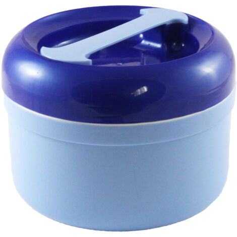 WURKO fiambrera termica 2 l , Fiambrera térmica 2 litrosDos compartimentos para la comidaFabricada en plástico de alta calidadApto para lavavajillasMedidas: 22 x 22