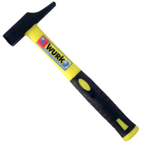 WURKO martillo peña 25 mm mango fibra , Martillo ebanista 25 mmCon mango de fibra antideslizanteCabeza plana de 10,5 cm de largoPara uso en el hogar, taller y bricolaje