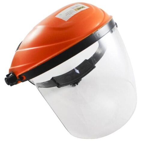 WURKO pantalla  facial metracrilato , Pantalla facial diseñada para brindar una protección eficaz del rostro frente a salpicaduras, partículas y polvo, ideal para entornos laborale