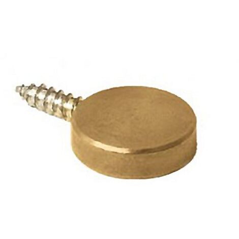 WURKO portaestante espiga laton caja 200 , Portaestante redondo para muebles. - Con espiga rosca madera de 1,5cm. - Latón Diámetro 1,5cmCaja de 200 unidades.