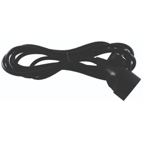WURKO prolongador 3 metros negro 3x1,5 mm , Prolongador 3 metros cable 3x1,5 mm con base y enchufe reforzados con toma de tierraNegroPotencia máxima 3500W250V 16 Amperi