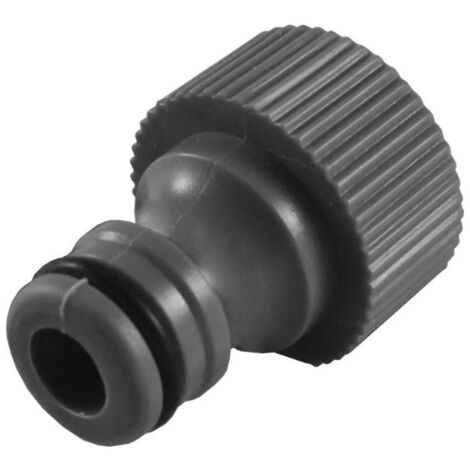 WURKO racord adaptador 1/2 , Racord adaptador para grifo con rosca de 1/2 pulgadaCon arandela interior de gomaSistema de enganche rápidoTamaño 3x4cm