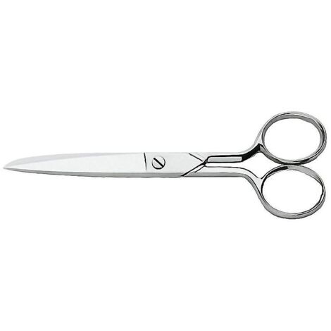 WURKO tijera costura 7 pulgadas inoxidable 788 , Tijera de costura 7 pulgadas 18cm acero inoxidable Ojo doble redondo Con tornillo central Para costura, manualidades y