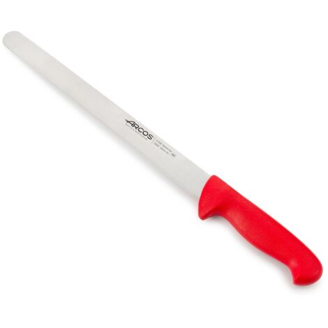Wurstmesser Arcos Farbe - Prof  293422  in Edelstahl Nitrum und mango ergonomische rote Polypropylenklinge und 30 cm Klinge, Schaukasten