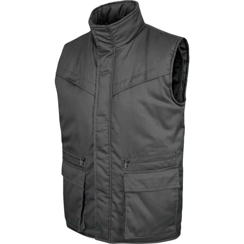Gilet de travail matelassé smart Gris m
