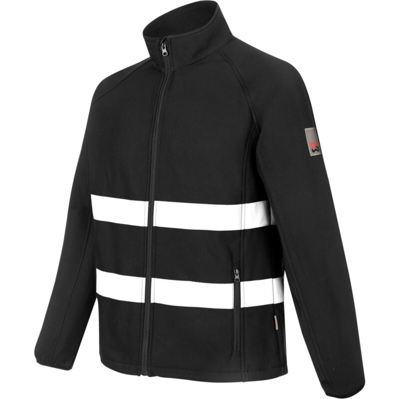Softshell de travail simply reflex Noir m