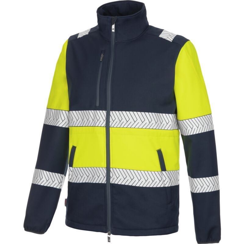 Würth Modyf - Softshell haute visibilité fluo one jaune/marine xl