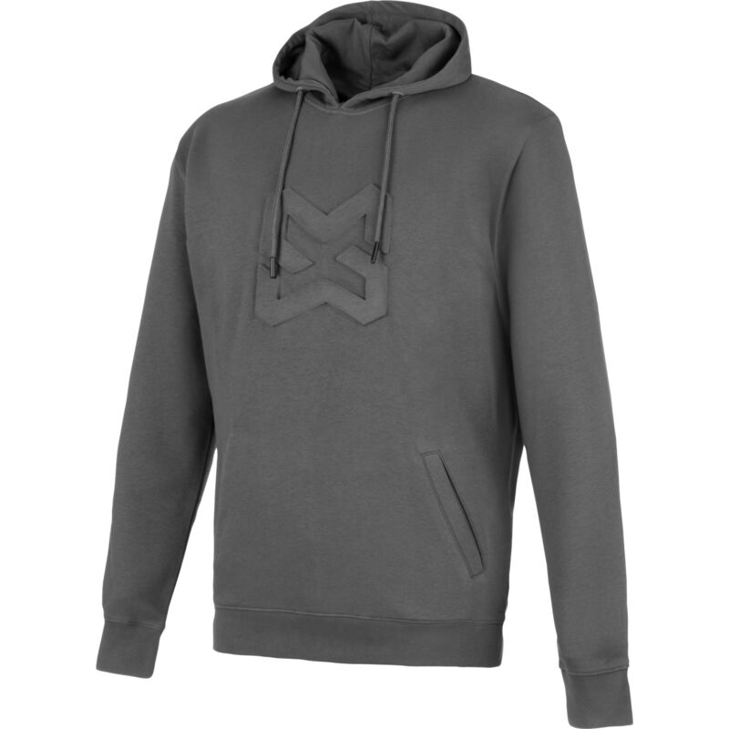 Sweat de travail Hoodie logo x Gris s