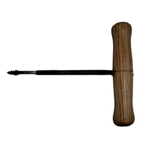 WUTO barrena puño mango madera 1.1/2lineas diam.3 , 0UNIDADES