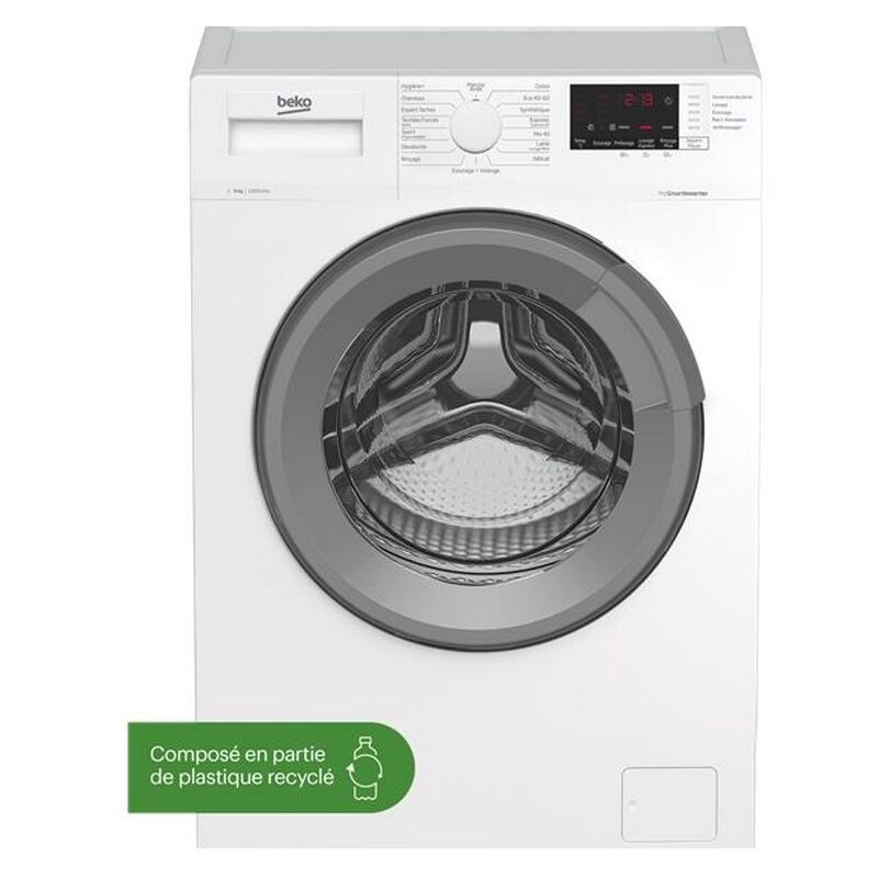 Image of lavatrice oblò 9 kg 1200 giri/min - WUV9212XSW - beko
