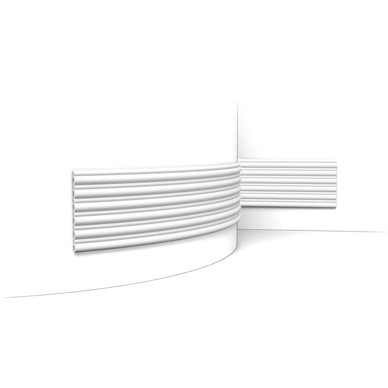 WX211F flute - Panneau Revêtement Mural Décoratif 3d 200 x 25.5 x1,3 cm (l x l