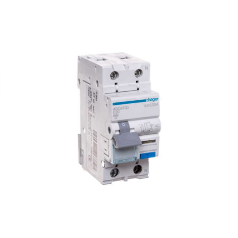 WYłąCZNIK RÓżNICOWO-NADPRÄ…DOWY 2P 20A C 0,03A TYP AC ADC970D HAGER