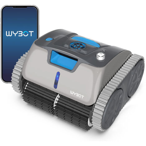 Wybot – Robot piscine sans fil – Autonomie 3 heures – Batterie Lithium-ion – Technologie avancée pour environnements industriels