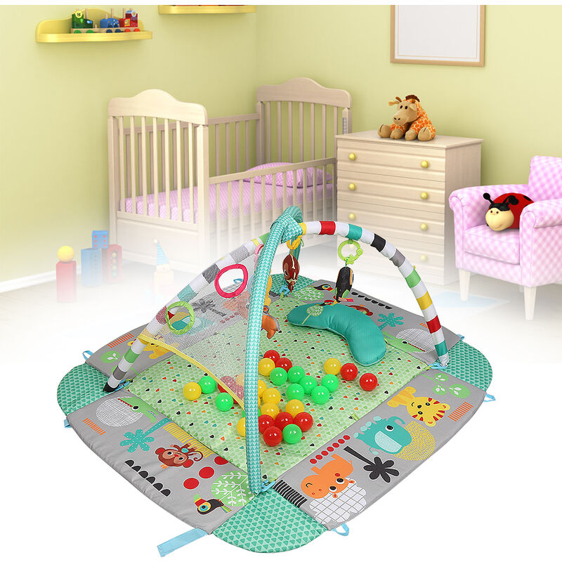 Wyctin - Hofuton Tapis d'Eveil évolutif multifonction 5-en-1 vert