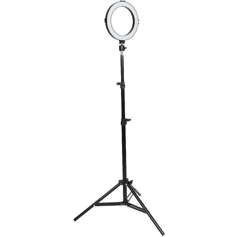8 pouces Réglable LED Lumière Anneau, Trépied d'Eclairage, pour Smartphone, Youtube, TikTok Self-portrait Vidéo Tournage