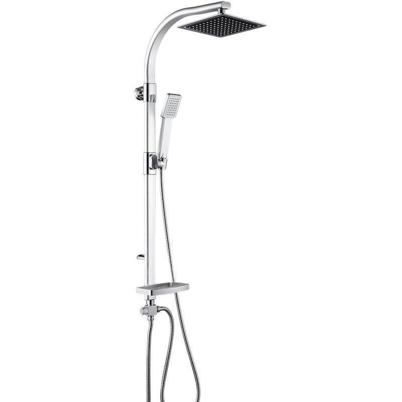 Set doccia in lega di alluminio con doccetta