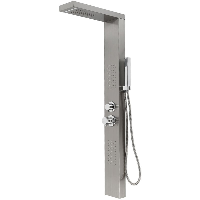 Wyctin - Hofuton Système de panneau de douche 1547130cm couleur inox