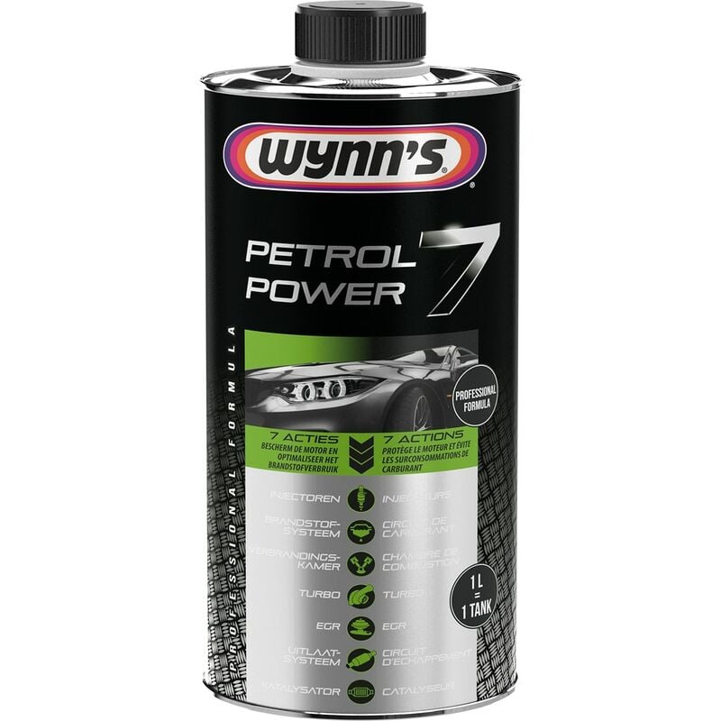 Wynn's - Additif action complète 7 en 1 - Petrol Power 7 - 1000 ml - W70710 - Ce produit de marque Wynns est neuf.