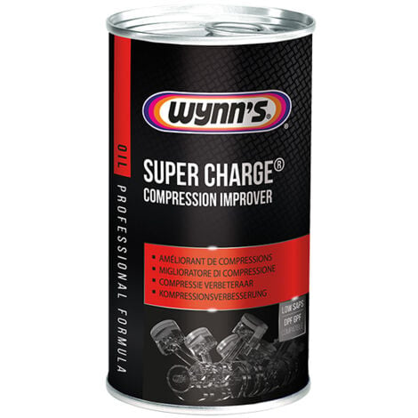 WYNN'S - Additif huile véhicules kilométrés - Super Charge® - 325 ml - WL74941 - Ce produit de marque WYNNS est neuf.