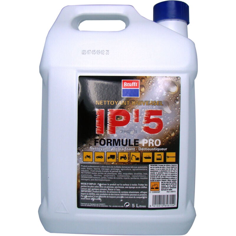 Wynns - krafft - Nettoyant Dégraissant Universel - Bidon de 5 litres - 84815 - Ce produit de marque krafft est neuf.