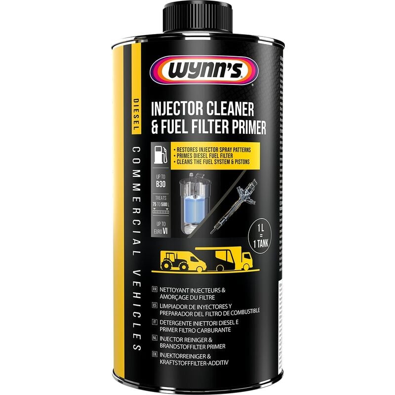 Wynn's - Nettoyant Injecteurs & Amorçage du Filtre Véhicules commerciaux - 1000 ml - W25290