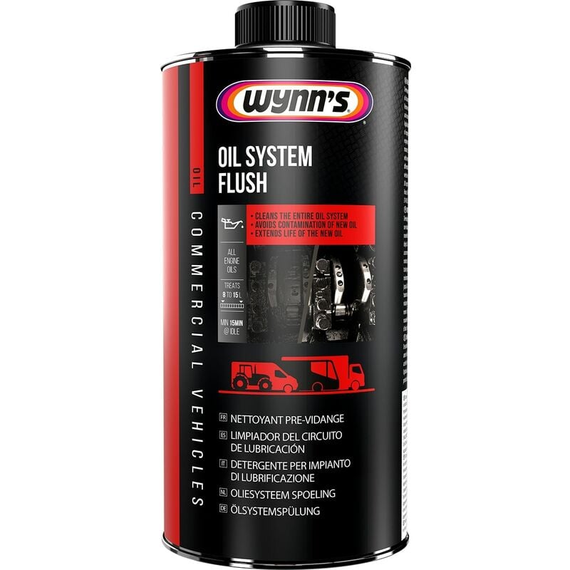 Wynn's - Nettoyant pré-vidange circuit d'huile pour véhicules commerciaux - 1000 ml - W47290