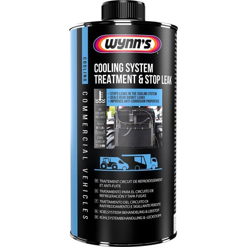 Wynns - Traitement Circuit de Refroidissement & Anti-Fuite Véhicule Commercial 1L Wynn's
