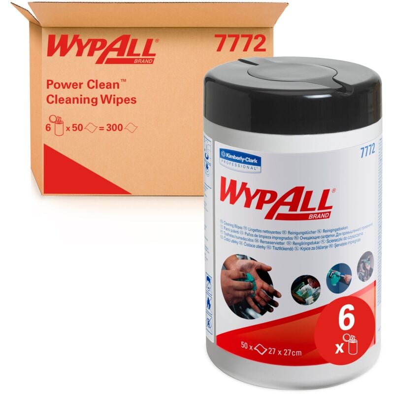 Kimberly-clark - Essuyeur Kimberly Clark WypAll pour Nettoyage général, 50 par Boîte distributrice ( Prix pour 1 )
