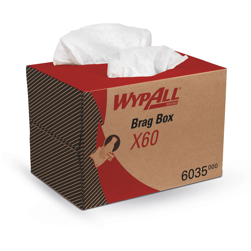 Wypall - Panni di pulizia X60 Brag Box, Modello: w