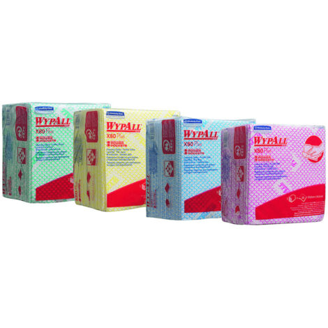 WYPALL X80 Plus Wischtücher blau gefaltet 240 Tücher Paket