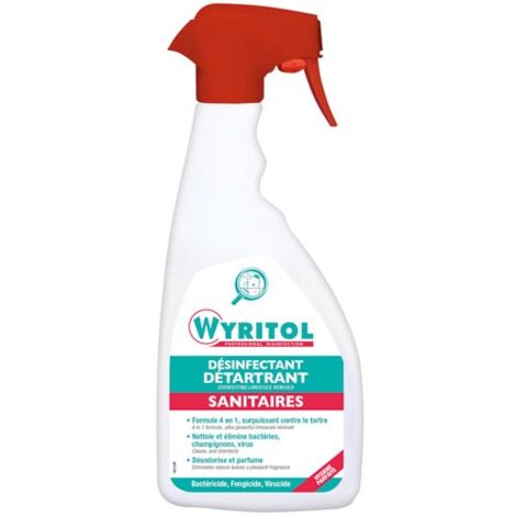 WYRITOL - Wyritol désinfectant détartrant sanitaires 750ml