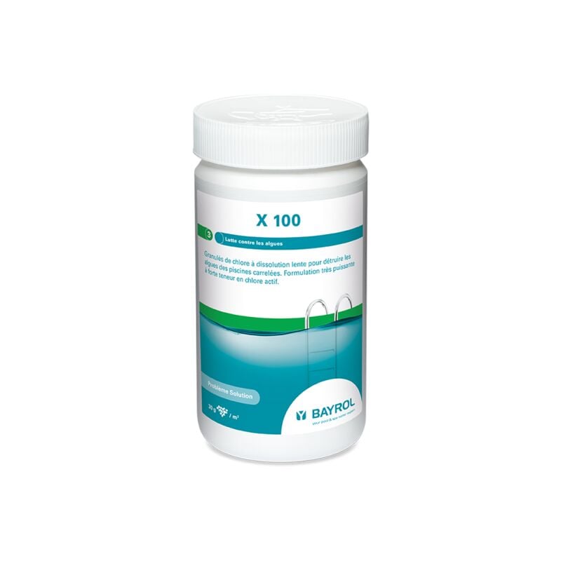 Algicide chlore actif Bayrol x 100 - pot 1,25 kg - 1,25 kg
