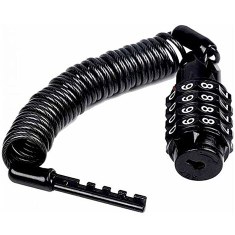 x 160 cm Lucchetto a catena antifurto per bicicletta con codice