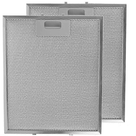 x 300 mm x 250 mm Fettfilter aus Metall/Aluminium für Dunstabzugshauben, kompatibel mit Rangemaster Dunstabzugshauben, Silber-FA-