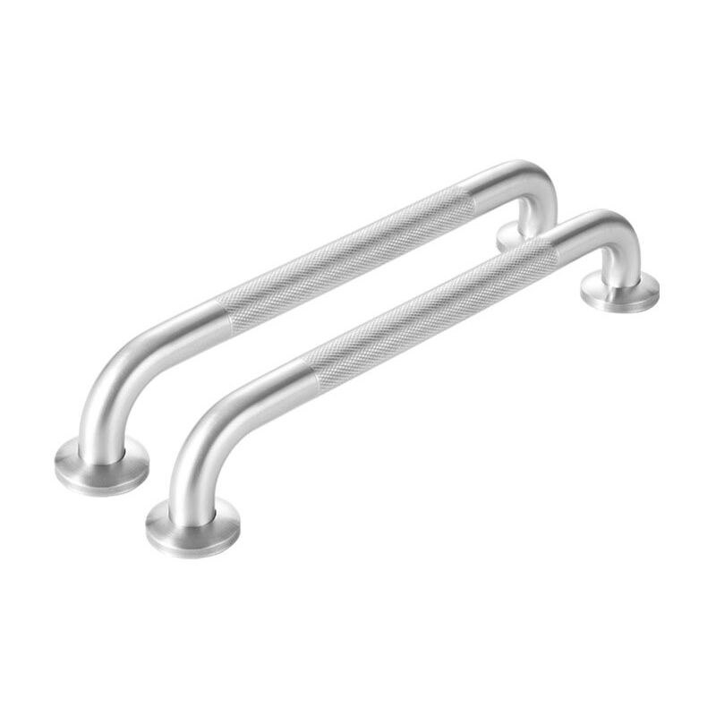x 30cm, 304 Stainless Steel Shower Grab Bars with Non-Slip Handle, Toilet Grab Bars for Elderly/Disabled/Children/Pregnant Women (Silver)