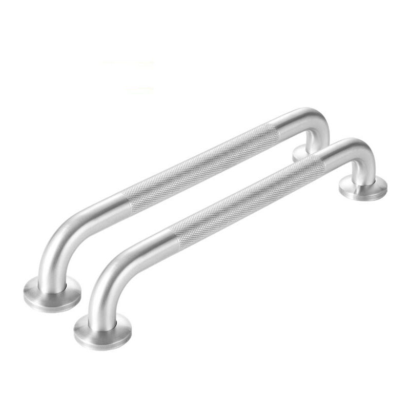 X 40cm, 304 Stainless Steel Shower Grab Bars with Non-Slip Handle, Toilet Grab Bars for Elderly/Disabled/Children/Pregnant Women (Silver)