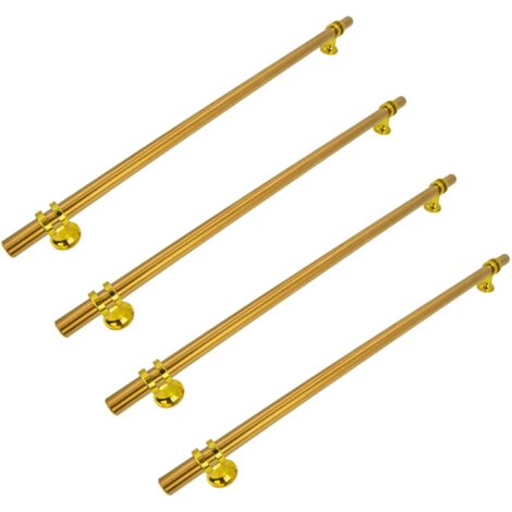 x Apollo Reling Möbelgriff 320 mm Gold