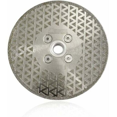 x Diamantscheibe, 125 mm, doppelseitig, galvanisiertes Sägeblatt zum Schneiden und Schleifen von Stein, Granit, Marmor, Fliesen