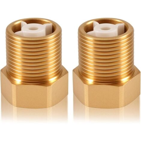 x DN20 3/4" Messing-Rückschlagventile mit Innen- und Außengewinde, 3/4 Zoll Rückschlagventile