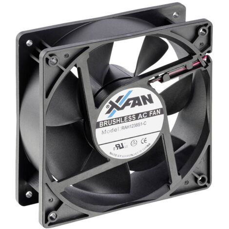 X-Fan RAH1238S1-C Ventilateur axial 230 V/AC 180 m³/h (L x l x H) 120 x 120 x 38 mm