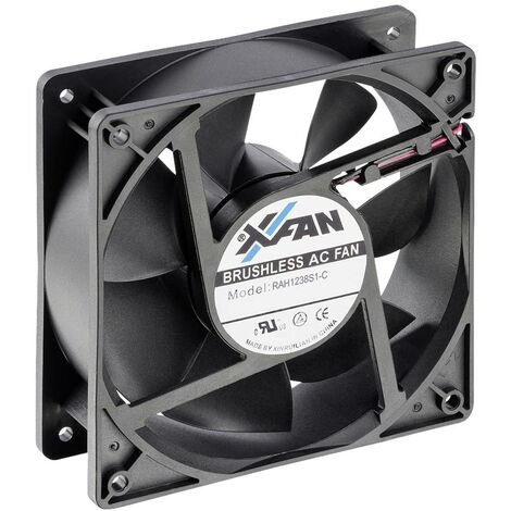 X-Fan RAH1238S1-C Ventola assiale 230 V/AC 180 m³/h (L x L x A) 120 x 120 x 38 mm