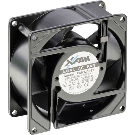 X-Fan RAH9238S1 Axiallüfter 230 V/AC 66 m³/h (L x B x H) 92 x 92 x 38 mm