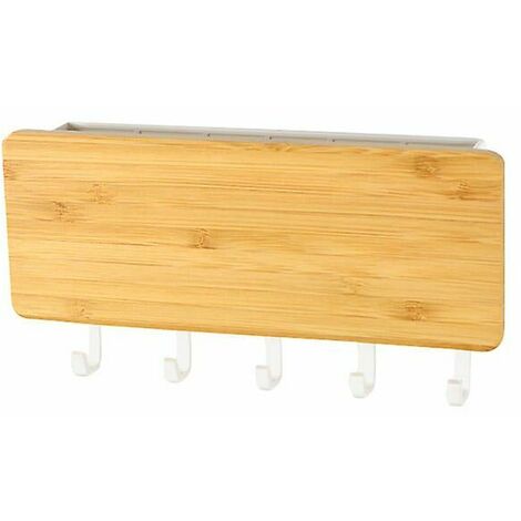 x gancio in legno decorativo appendiabiti da parete porta chiavi