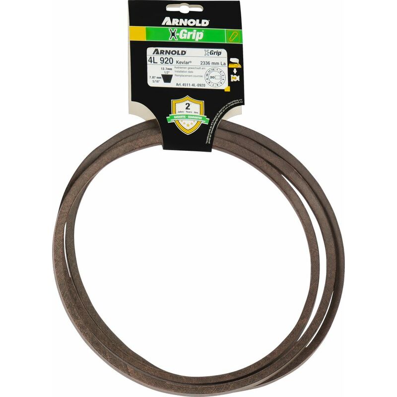 Arnold - Courroie trapézoïdale X-Grip v de type 4L920