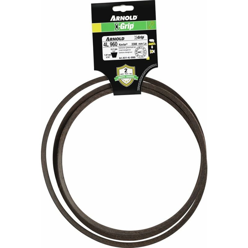 Arnold - Courroie trapézoïdale X-Grip v de type 4L960