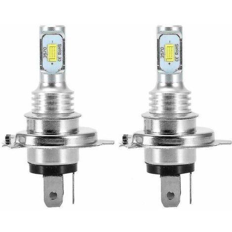x H4 9003 Hb2 6000 K Super White Csp LED-Leuchtmittel-Kit - Subaoe -