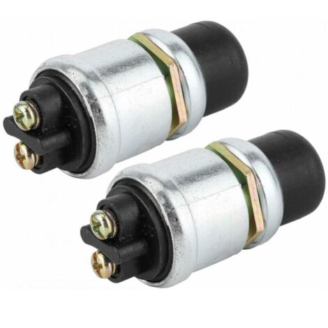 x interruttore a pulsante, interruttore di avviamento del motore, clacson, pulsante di avviamento SPST, interruttore di avviamento a pulsante impermeabile, 50 A, 12 V, per auto e barca