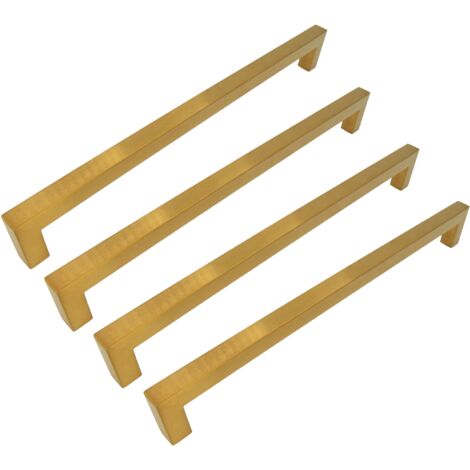 x Klassischer Möbelgriff 256 mm Gold