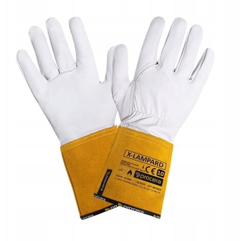 X-LAMPARD LEDER-SCHWEISSHANDSCHUHE